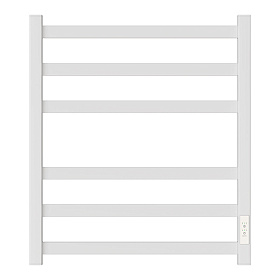 Полотенцесушитель электрический Point PN83856W  П6 500x600 диммер справа, белый